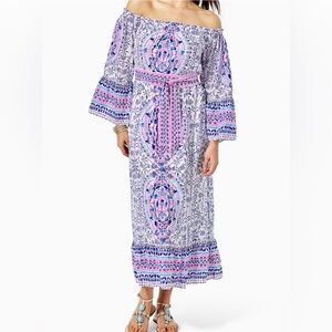 NWT stunning Lilly Pulitzer Abigale Midi Dress XL